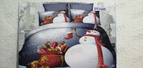 Karácsonyi ágynemű 7 részes szett | hóemberes ágynemű