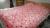 Barackos rózsaszínes nyulas plüss pléd 200x230 cm&#9;&#9;