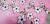 Rózsaszín fashion virág vastag - mintás 200*230 cm wellsoft, plüss pléd  