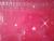 Piros -vaj hullócsillag 7 részes ágynemű garnitúra